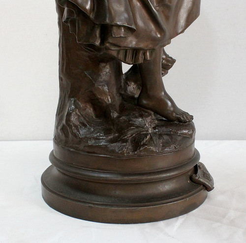 Grande regolatore "Les Cerises", di L-E Cana - Fine del XIX secolo