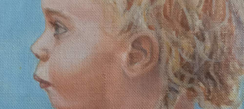 Oil on canvas /Childhood