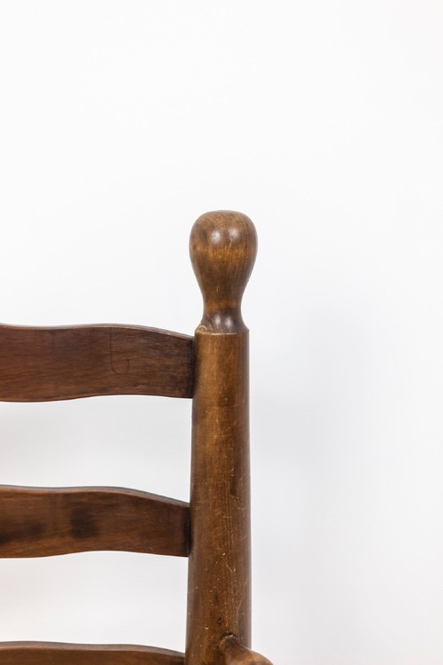 Coppia di poltrone in faggio naturale, anni '50 - Ls4544331