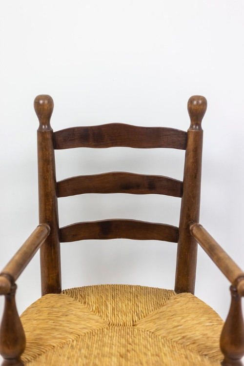 Coppia di poltrone in faggio naturale, anni '50 - Ls4544331