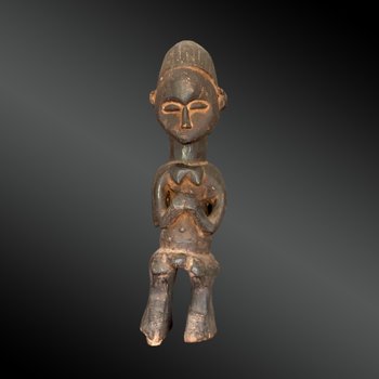 STATUETTE janus Kultur Suku, Demokratische Republik Kongo Erste Hälfte des 20. Jahrhunderts