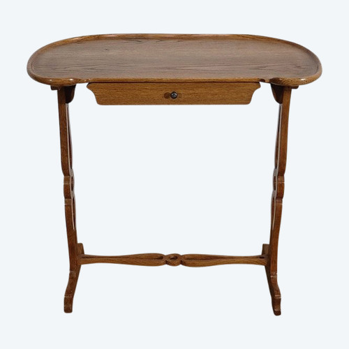 Table de Service volante, in solid Oak - 1900