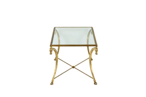 Maison Ramsay, Gilt Iron Coffee Table, 1950s - LS4488781