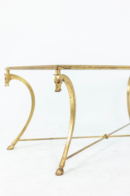 Maison Ramsay, Gilt Iron Coffee Table, 1950s - LS4488781