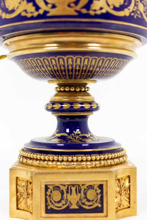 Lampada in porcellana di Sèvres, 1880 circa - Ls4375706