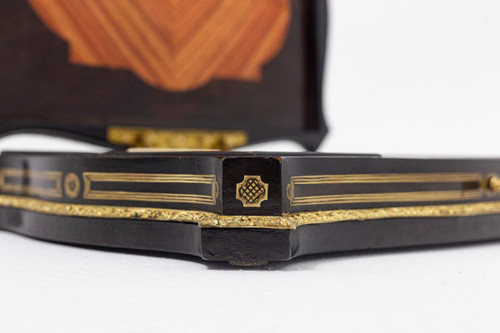 Coffret à Jeux En Bois Et Laiton Doré, époque Napoléon III - Ls4369616