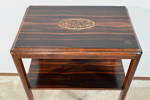 Table Desserte en Ebène, estampillée Majorelle – 1910