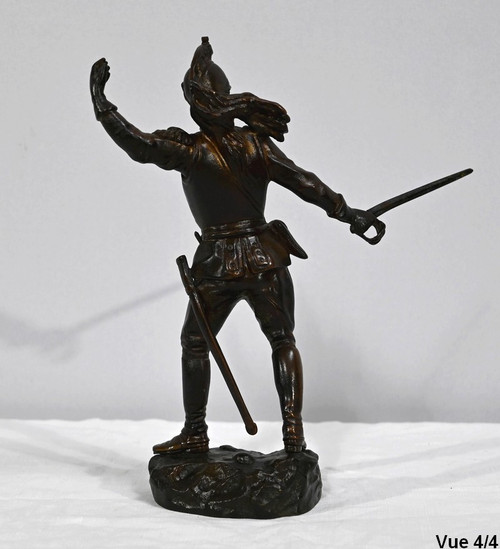 Bronzo "Il drago", firmato G.Omerth - Inizio XX secolo