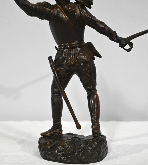 Bronzo "Il drago", firmato G.Omerth - Inizio XX secolo