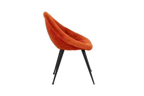Poltrona a forma di uovo in metallo laccato nero, anni '50 - Ls4304101