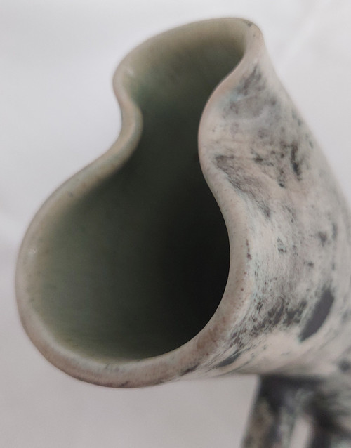 Pichet vase vintage en céramique française par Jacques Blin (circa 1950s)