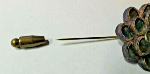 Brosche oder Schalnadel, der Linie Vautrin zugeschrieben, ausgefallenes Art Deco