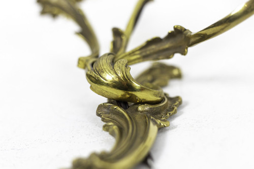 Pair Of Louis XV Style Sconces In Gilt Bronze, 1950s - Op480151