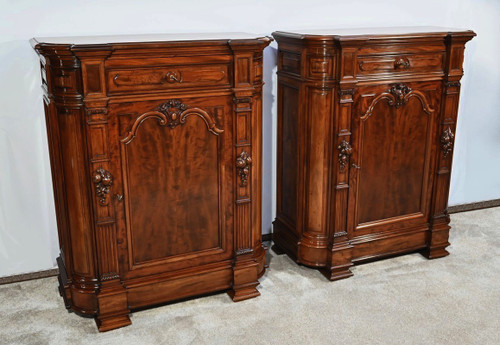 Rare Paire de Meubles d’Appui, style Napoléon III – 2ème partie XIXe