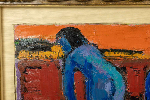 Pierre Ambrogiani, Öl auf Leinwand, 1970er Jahre