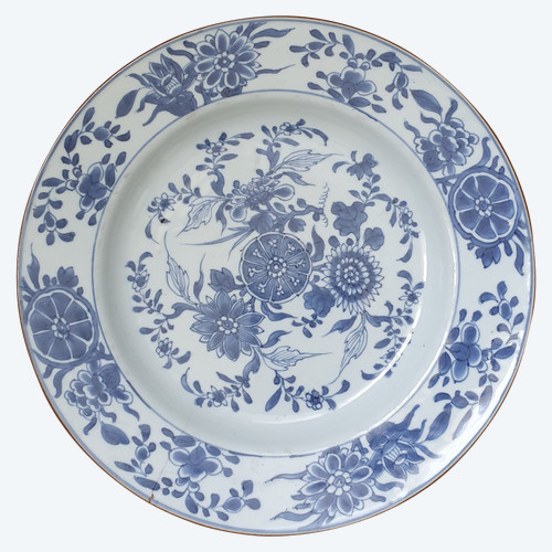 Large and unusual 18th c chinese plate