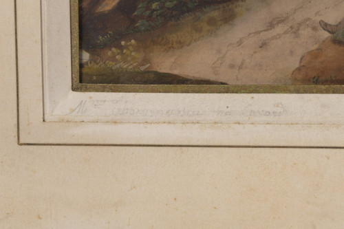 Gouache On Paper, Pastoral Scene, Circa 1880 - OP152101