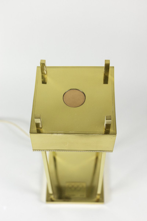 Gilded Brass And Copper Lamp, 1936 Olympic Games - Ls4138701