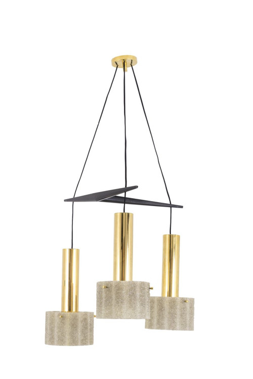 Suspension In Granite Resin And Golden Brass, 1950s - Ls4088391