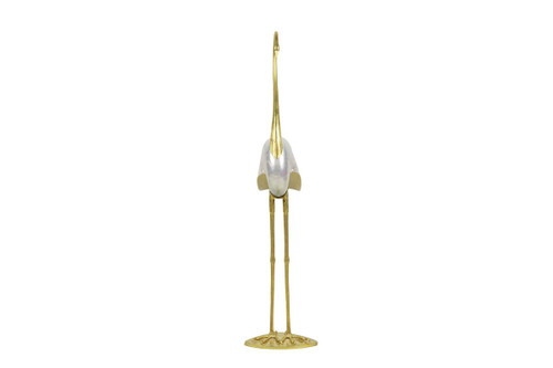 Sculpture "Oiseau", Natural Shell And Gold Brass, 1970s - Ls3108501