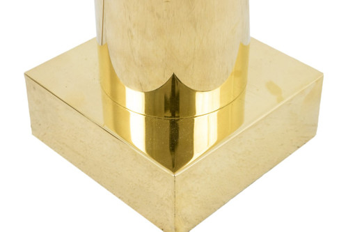 Lampe En Laiton Doré Et Lucite, Années 1960 - Ls3983951