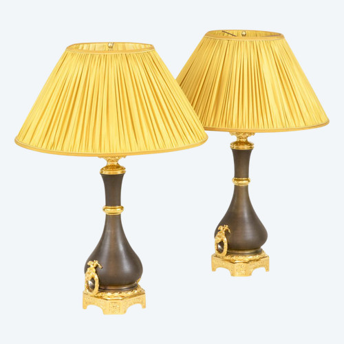 Maison Gagneau, coppia di lampade in stile Luigi XVI, 1880 circa - Ls41741121
