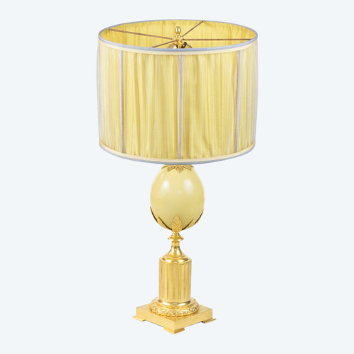 Maison Charles, Lampada Uovo Di Struzzo, Anni '70 - Ls4092421