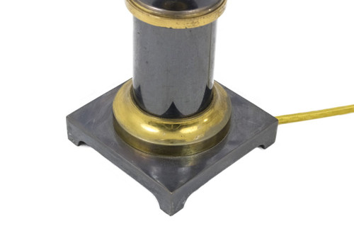 Paar vergoldete Bronze- und Metallic-Graulampen, 1970er Jahre – Ls2779351