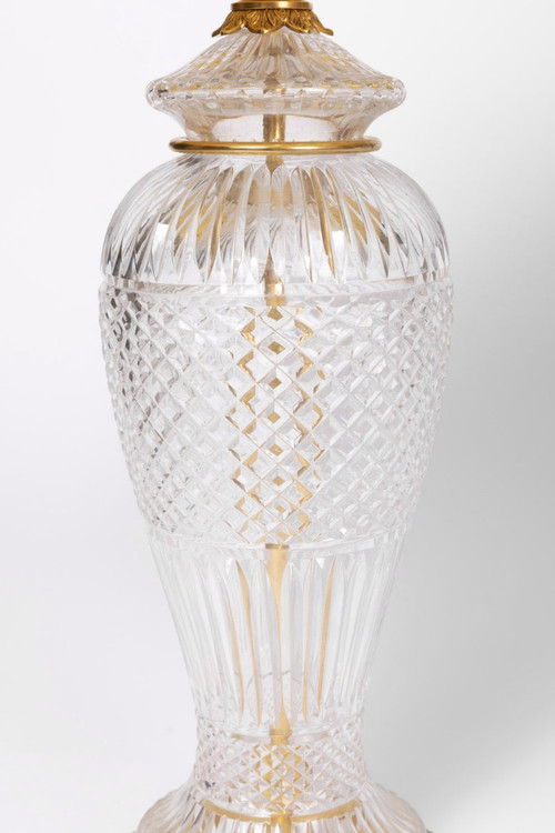 Crystal And Gilt Bronze Lamp, 1950 - LS2746421