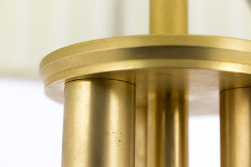 Lampe En Lucite Et Bronze Doré, Années 1940 - LS1936731