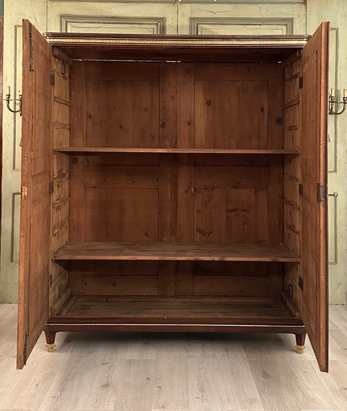 Rare Armoire A Deux Portes En Acajou d'Epoque Louis XVI Vers 1780