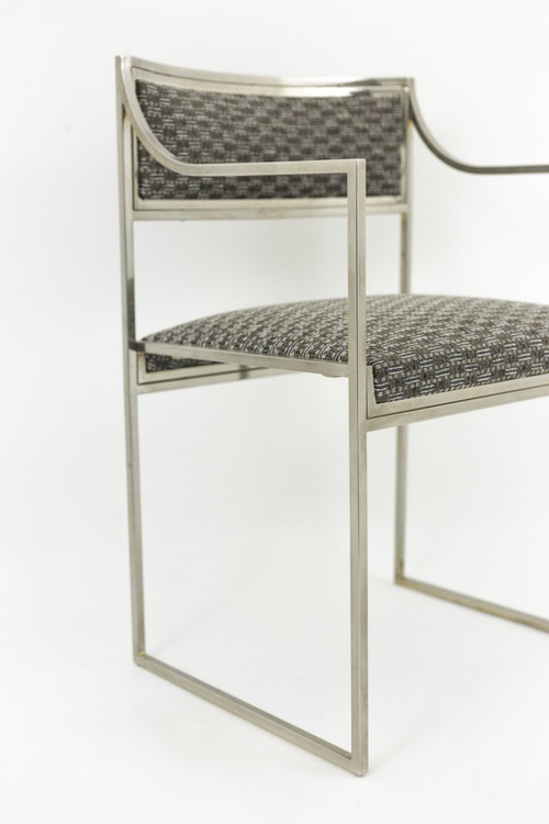 Willy Rizzo, Fauteuil En Métal Chromé, Années 1970 - LS40651071