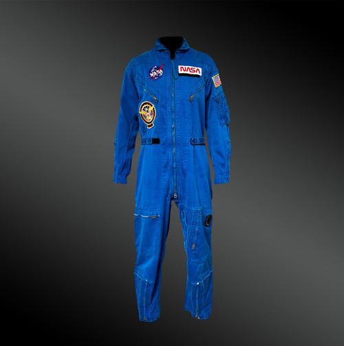 TUTA DA ASTRONAUTA DELLA NASA Precedentemente di proprietà dell'astronauta americano James F. Buchli