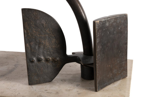Victor Roman, La porta, scultura in bronzo, 1983 - LS40784051
