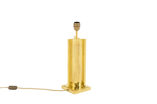 Coppia di lampade geometriche in ottone dorato, anni '70 - LS4058/4059/1151