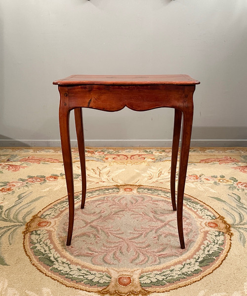Small Flying Table In Louis XV Marquetry Circa 1750