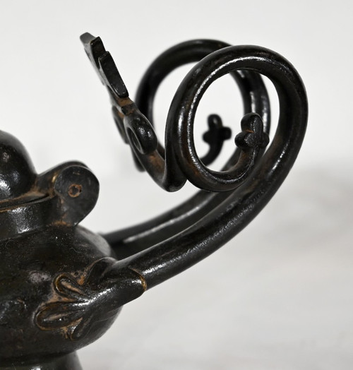 Paire de Lampes à huile en Bronze – 1900