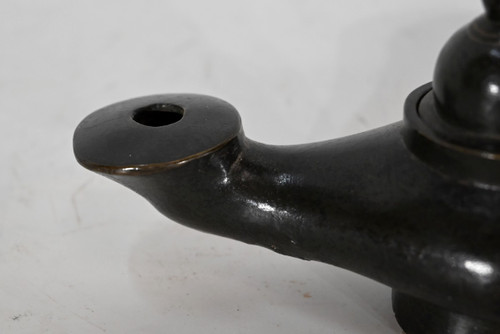 Paire de Lampes à huile en Bronze – 1900