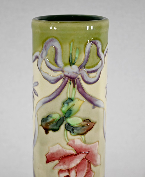 Important Earthenware Vase from Longchamp, Art Nouveau - 1900s