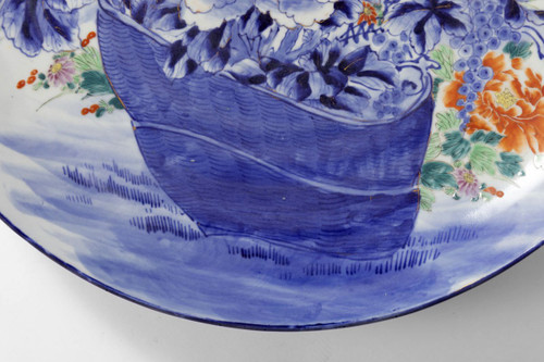 Große Blumenschale aus japanischem Porzellan, 19. Jahrhundert - LS2049531
