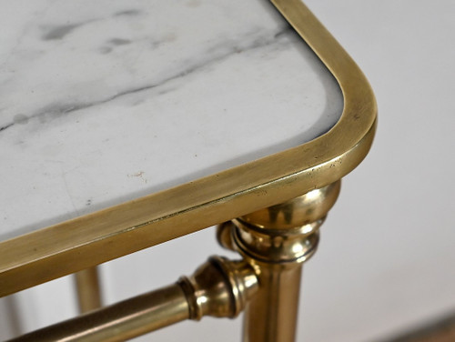 Desserte en Marbre et Laiton, Art Déco – 1920