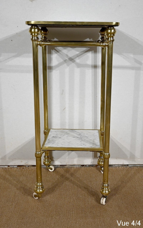 Desserte en Marbre et Laiton, Art Déco – 1920