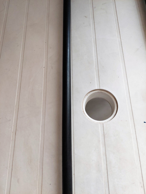 Bastone da passeggio con pomello in argento a forma di testa d'aquila, inizio '900, lungo 90 cm
