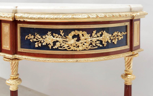 Adam Weisweiler, Console Desserte Style Louis XVI En Acajou, XIXe Siècle - LS32059951