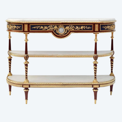Adam Weisweiler, Console Desserte Style Louis XVI En Acajou, XIXe Siècle - LS32059951