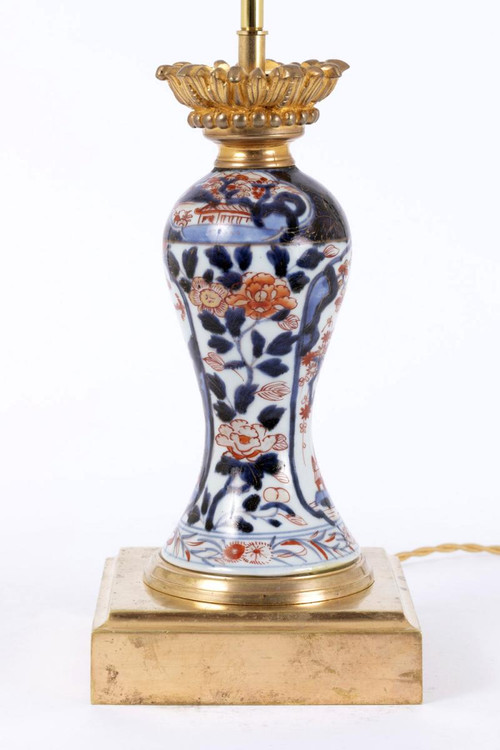 Paire de lampes en porcelaine à décor Imari, fin XIXème siècle - LS3920701