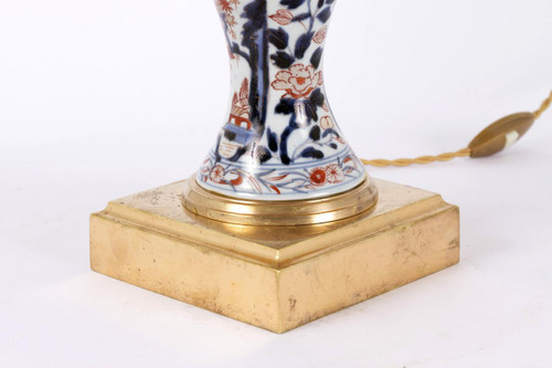 Paire de lampes en porcelaine à décor Imari, fin XIXème siècle - LS3920701