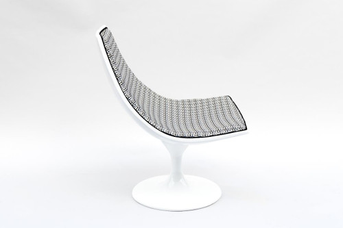 Paire De Fauteuils Pivotant En Fibre De Verre Laqué Blanc, Années 1970 - LS37151331