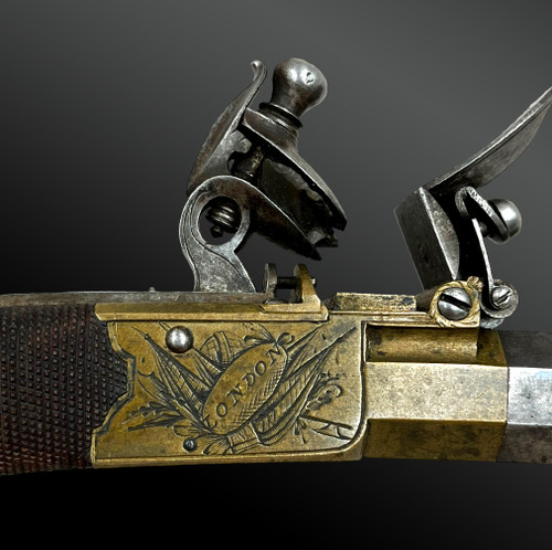 PAIR of flintlock pistol - London, United Kingdom - 18th century