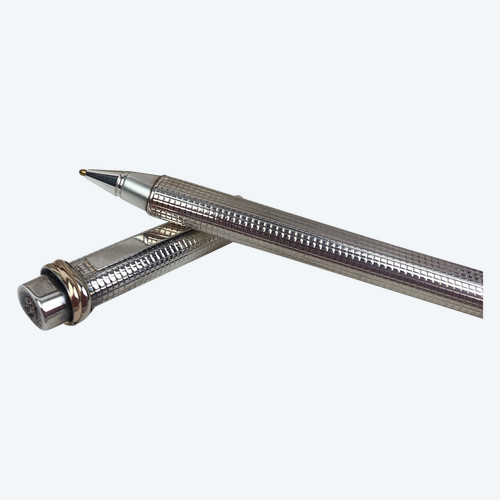 Les Must de Cartier, penna vintage Trinity in argento
